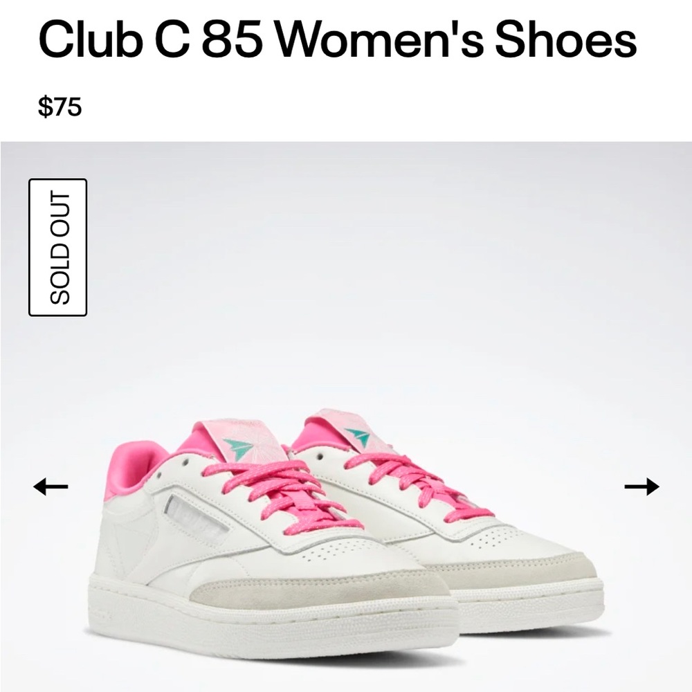 (NEW!!) Reebok Club C85 Women’s Shoes Atomic Pink (size 8)